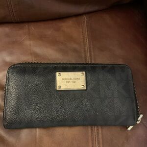 Michael Kors Black Leather Wallet